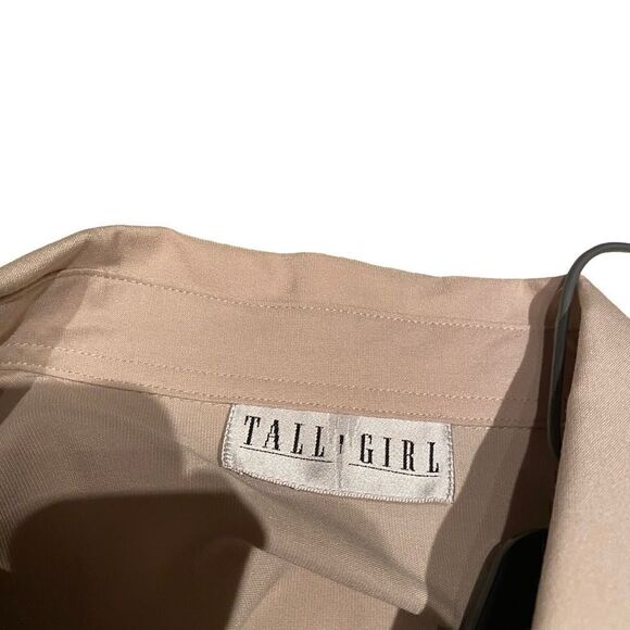 NWOT Tall Girl Button Down in cream - Picture 5 of 8